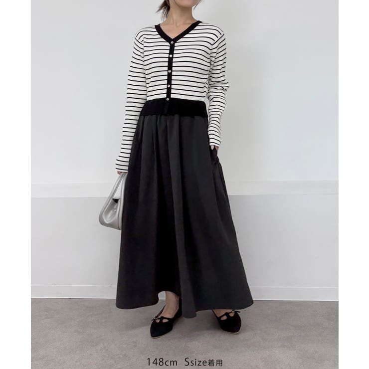 【新色追加】メタル釦ドッキングワンピース | ROPE' PICNIC | 詳細画像19 