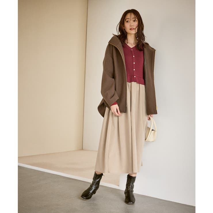 【新色追加】メタル釦ドッキングワンピース | ROPE' PICNIC | 詳細画像5 