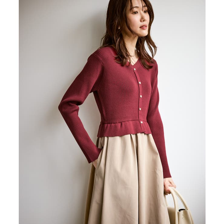 【新色追加】メタル釦ドッキングワンピース | ROPE' PICNIC | 詳細画像7 