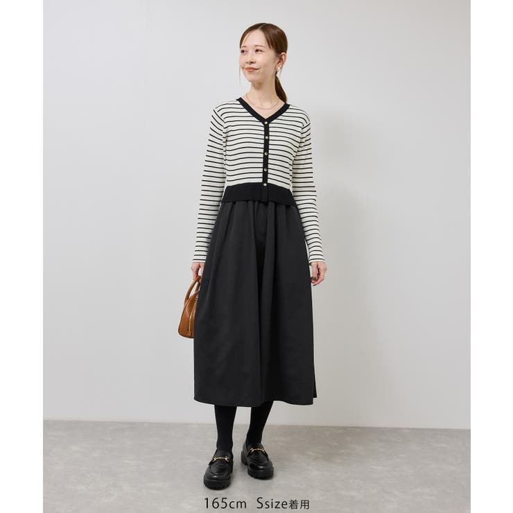 【新色追加】メタル釦ドッキングワンピース | ROPE' PICNIC | 詳細画像8 