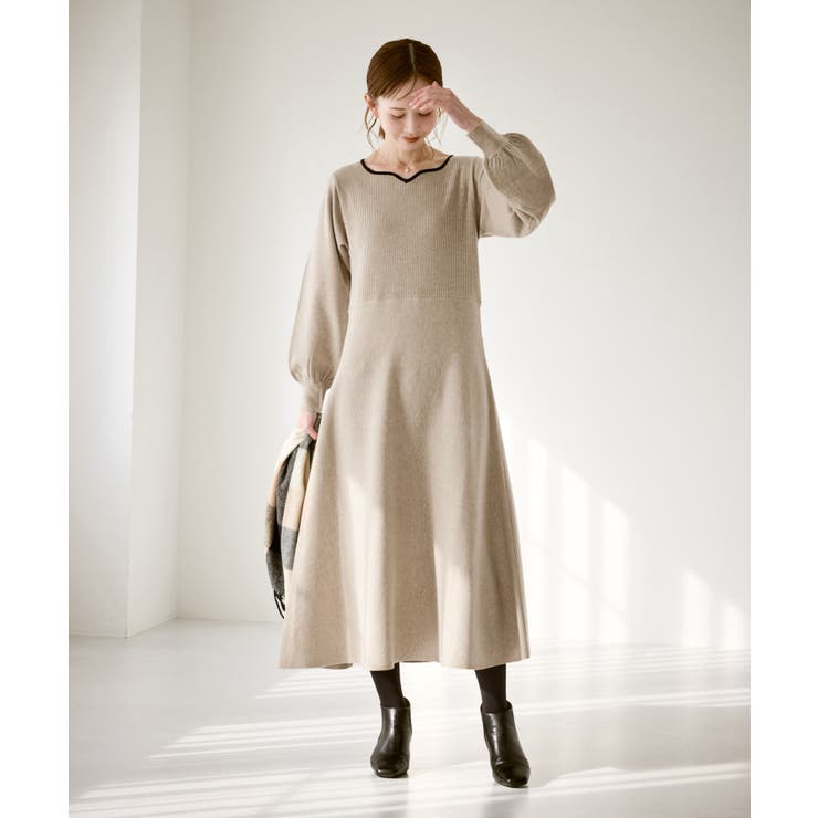 ハートネックニットワンピース | ROPE' PICNIC | 詳細画像10 