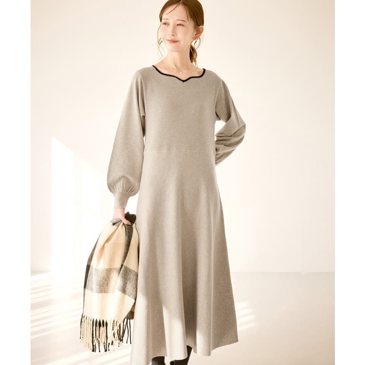 ハートネックニットワンピース | ROPE' PICNIC | 詳細画像12 