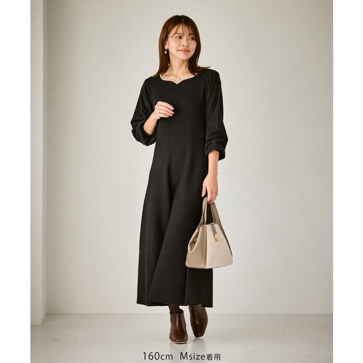 ハートネックニットワンピース | ROPE' PICNIC | 詳細画像15 