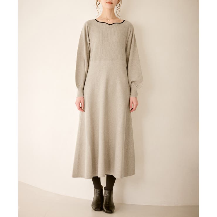 ハートネックニットワンピース | ROPE' PICNIC | 詳細画像18 