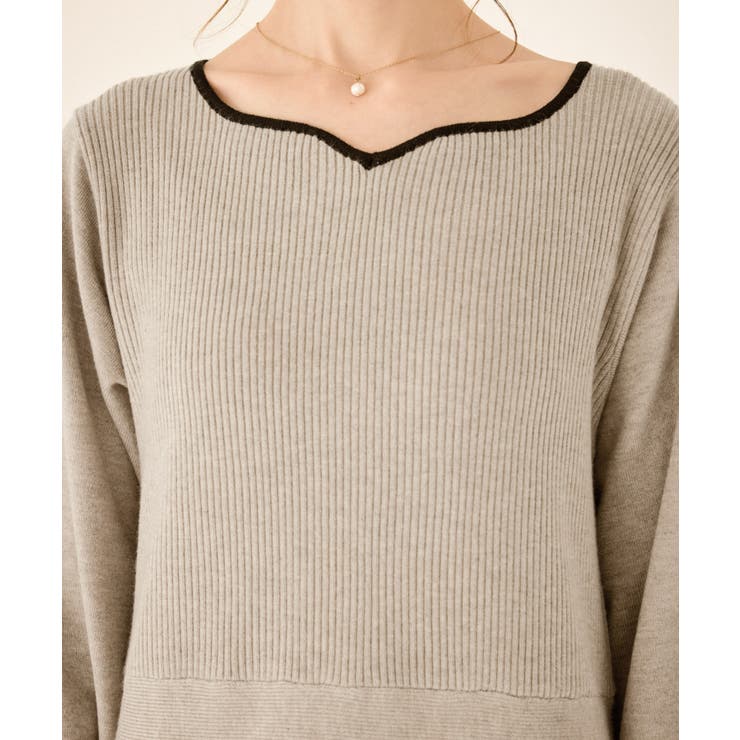 ハートネックニットワンピース | ROPE' PICNIC | 詳細画像21 