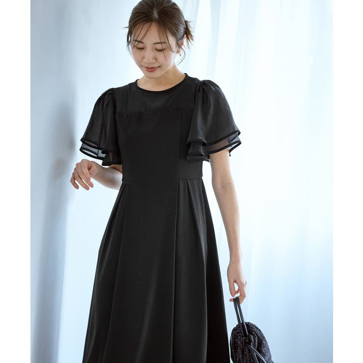 【Mon E’toile/モンエトワール】フレア袖ビスチェデザインワンピース | ROPE' PICNIC | 詳細画像15 