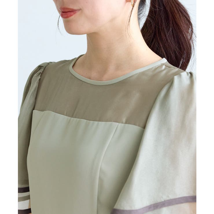 【Mon E’toile/モンエトワール】フレア袖ビスチェデザインワンピース | ROPE' PICNIC | 詳細画像21 