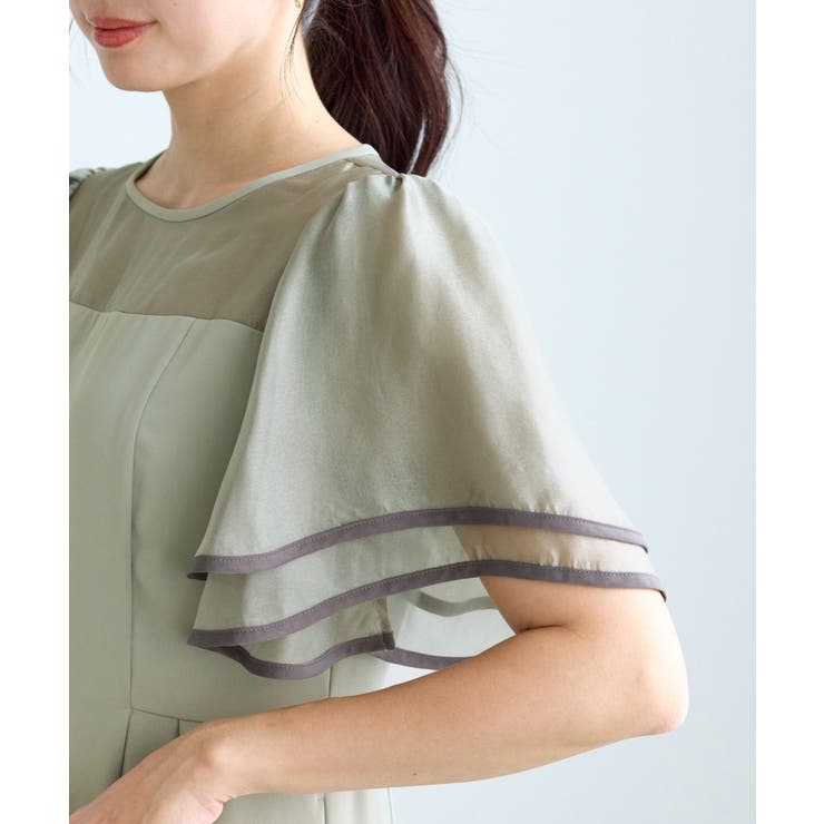 【Mon E’toile/モンエトワール】フレア袖ビスチェデザインワンピース | ROPE' PICNIC | 詳細画像22 