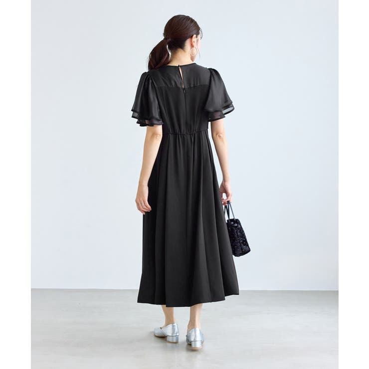 【Mon E’toile/モンエトワール】フレア袖ビスチェデザインワンピース | ROPE' PICNIC | 詳細画像4 