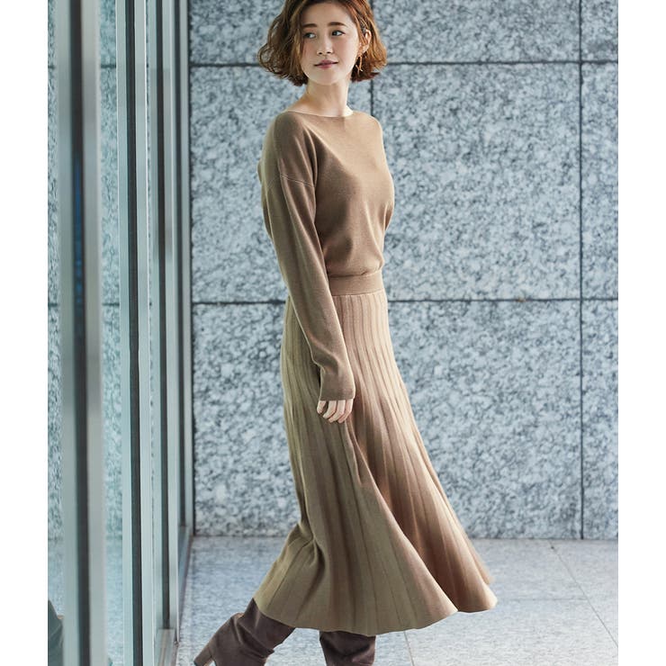 ボートネックニットプリーツワンピース 品番 Rpcw Rope Picnic ロペピクニック のレディースファッション通販 毎日送料無料 Shoplist ショップリスト