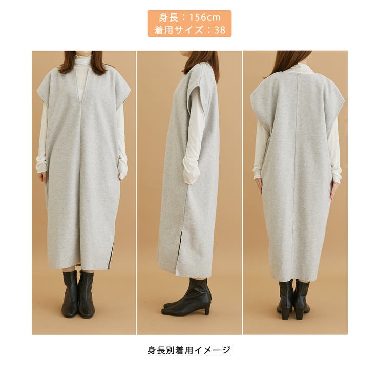 【WEB限定】着丈が選べる/オーバーサイズカフタンワンピース | ROPE' PICNIC | 詳細画像24 
