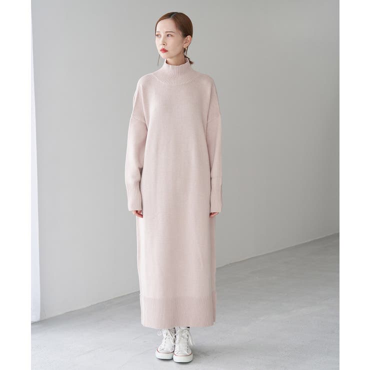 【WEB限定】バックボタンリラックスニットワンピース | ROPE' PICNIC | 詳細画像2 