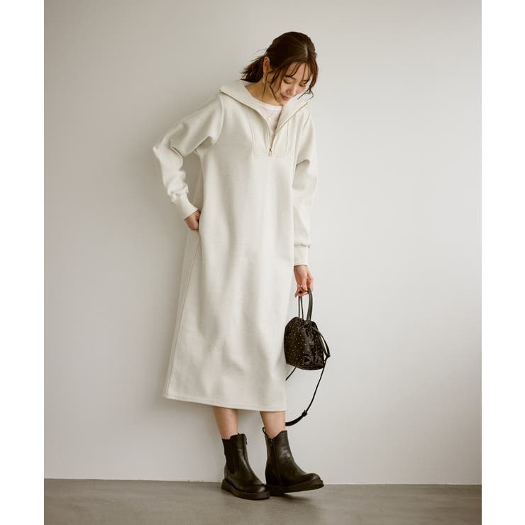 【emur/エミュール】圧縮起毛ステンニットワンピース | ROPE' PICNIC | 詳細画像11 