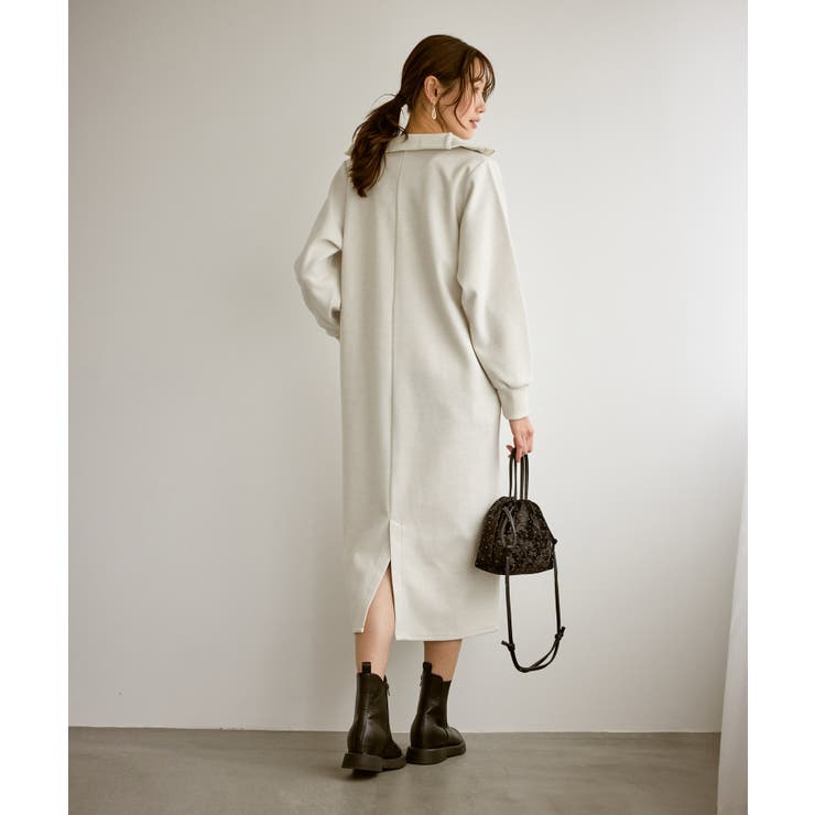 【emur/エミュール】圧縮起毛ステンニットワンピース | ROPE' PICNIC | 詳細画像12 