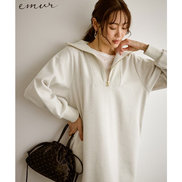 キナリ(16) | 【emur/エミュール】圧縮起毛ステンニットワンピース | ROPE' PICNIC