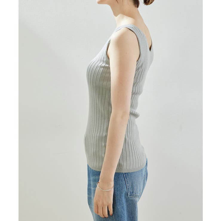 カップ付きVネックニットタンク | ROPE' PICNIC | 詳細画像2 