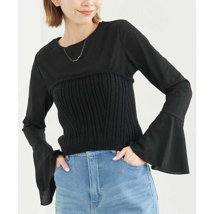 ラメ畔ニットビスチェ | ROPE' PICNIC | 詳細画像13 