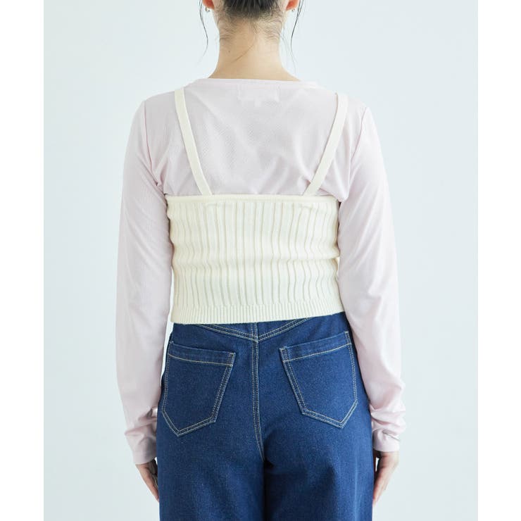 ラメ畔ニットビスチェ | ROPE' PICNIC | 詳細画像16 