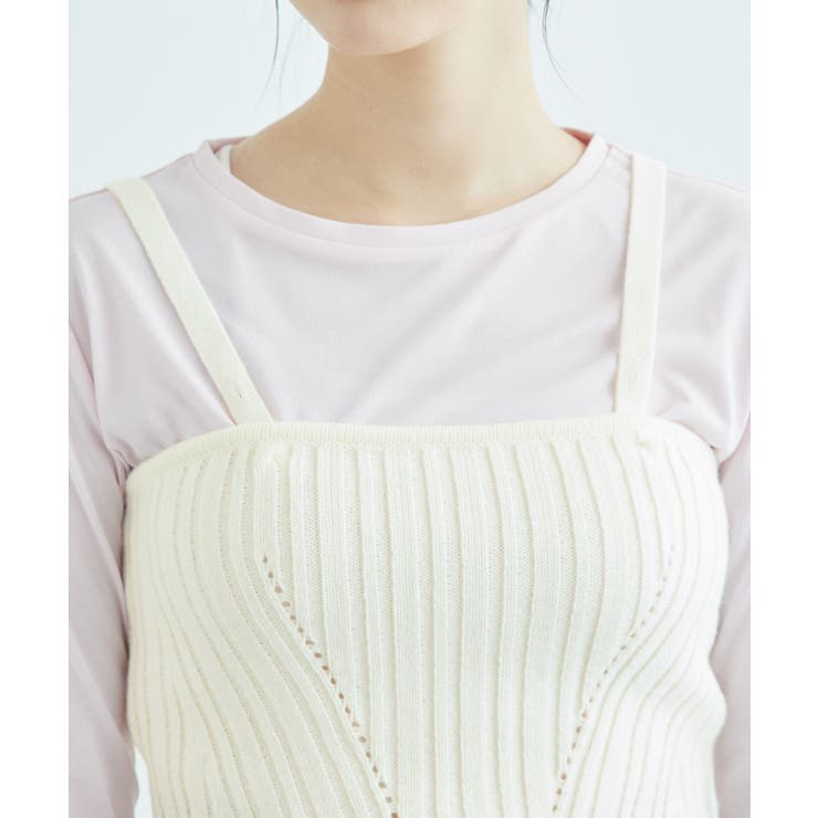 ラメ畔ニットビスチェ | ROPE' PICNIC | 詳細画像17 