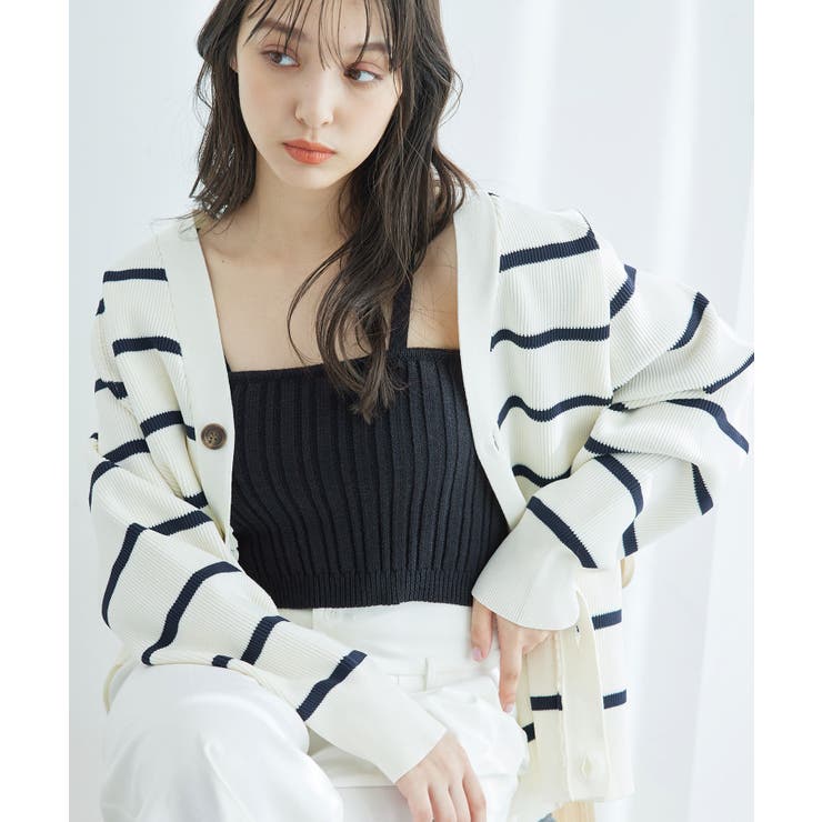 ラメ畔ニットビスチェ | ROPE' PICNIC | 詳細画像4 