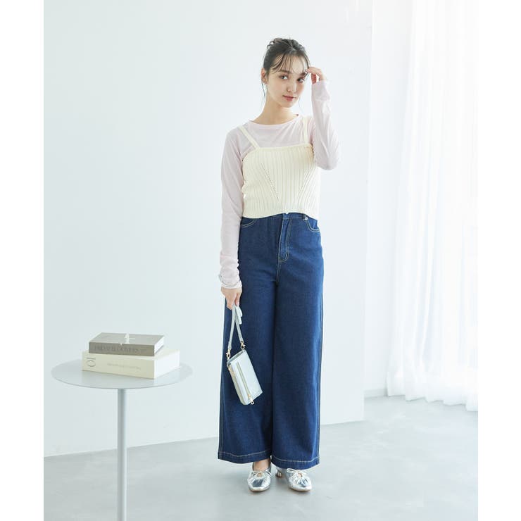 ラメ畔ニットビスチェ | ROPE' PICNIC | 詳細画像6 