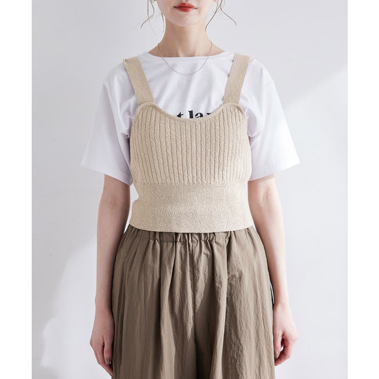 ワイドリブニットビスチェ | ROPE' PICNIC | 詳細画像11 