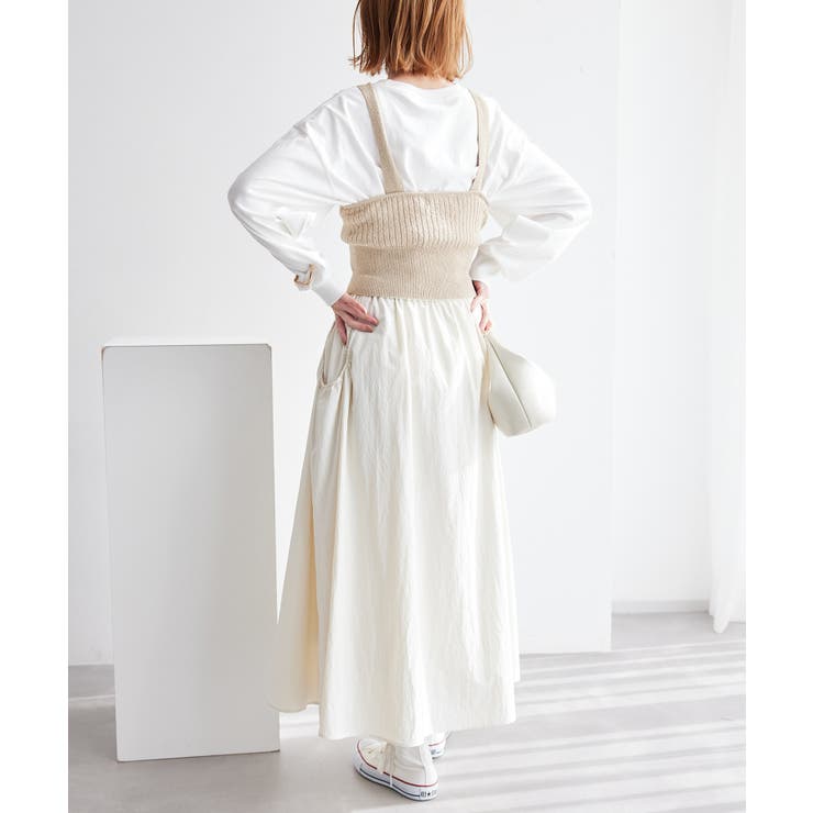 ワイドリブニットビスチェ | ROPE' PICNIC | 詳細画像8 