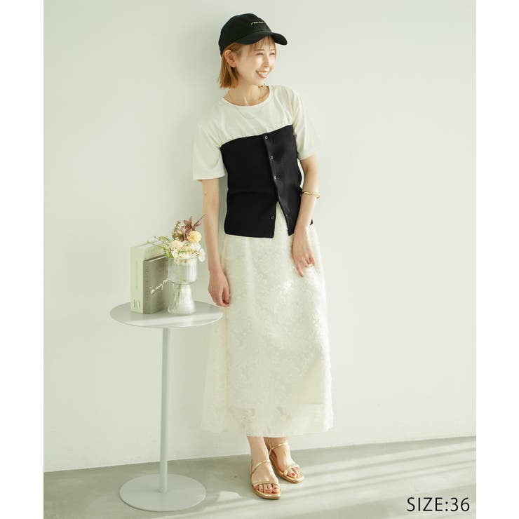 着丈が選べる/ニットビスチェ | ROPE' PICNIC | 詳細画像2 