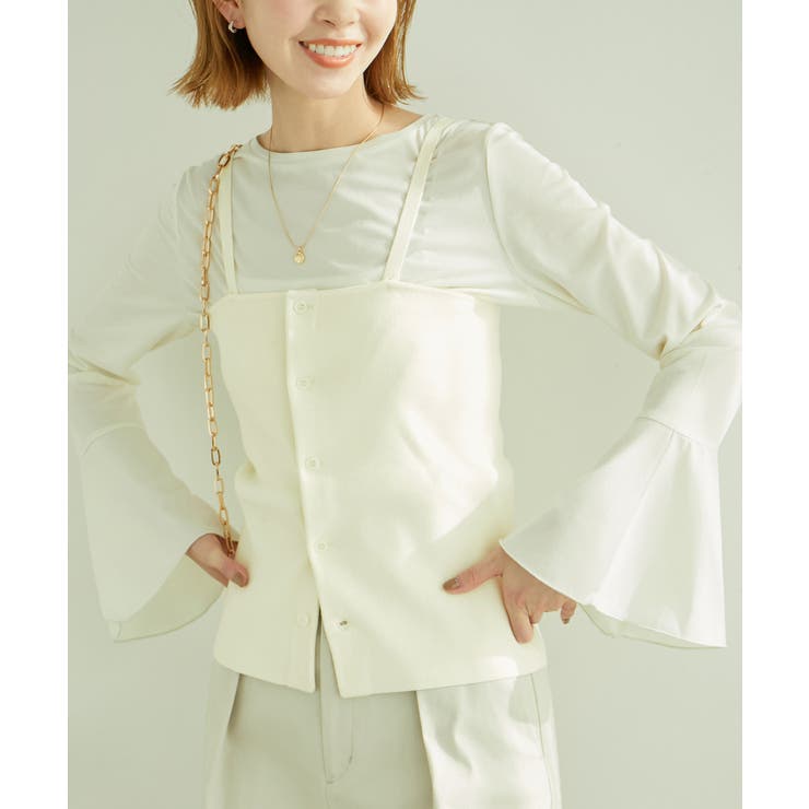 オフホワイト(15) | 着丈が選べる/ニットビスチェ | ROPE' PICNIC