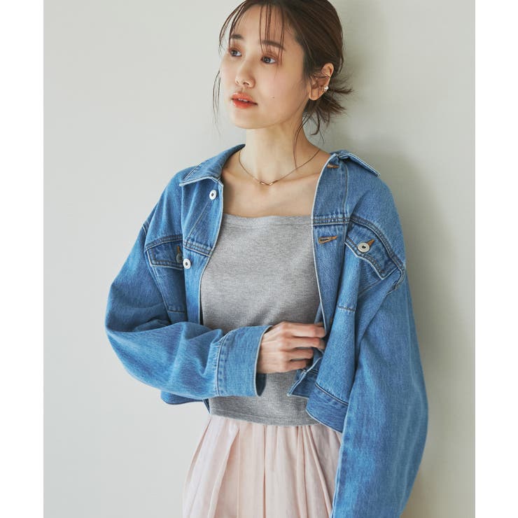 クロップドテレコタンクインナー | ROPE' PICNIC | 詳細画像10 