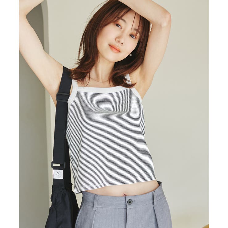 クロップドテレコタンクインナー | ROPE' PICNIC | 詳細画像13 