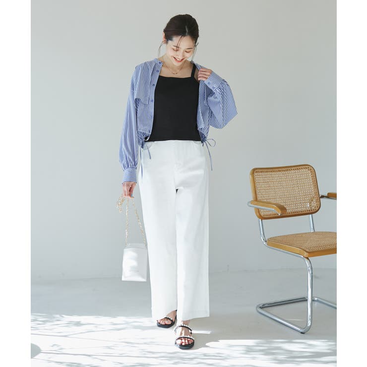 クロップドテレコタンクインナー | ROPE' PICNIC | 詳細画像2 