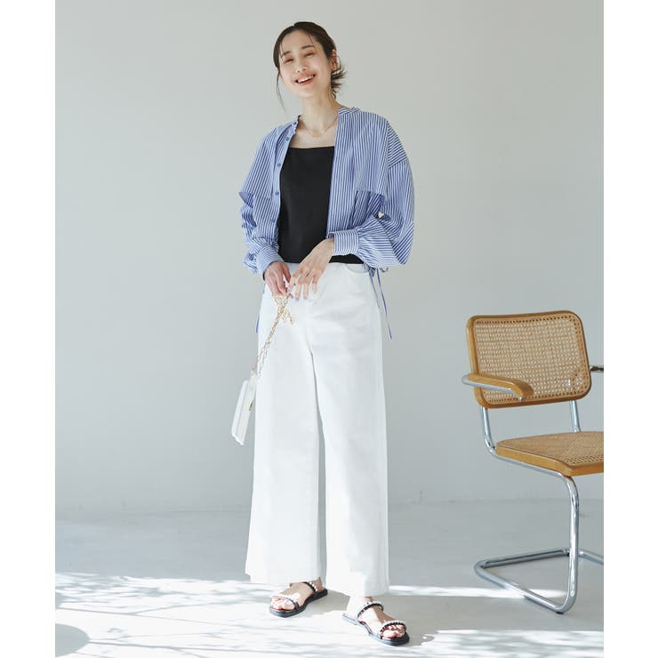 クロップドテレコタンクインナー | ROPE' PICNIC | 詳細画像3 