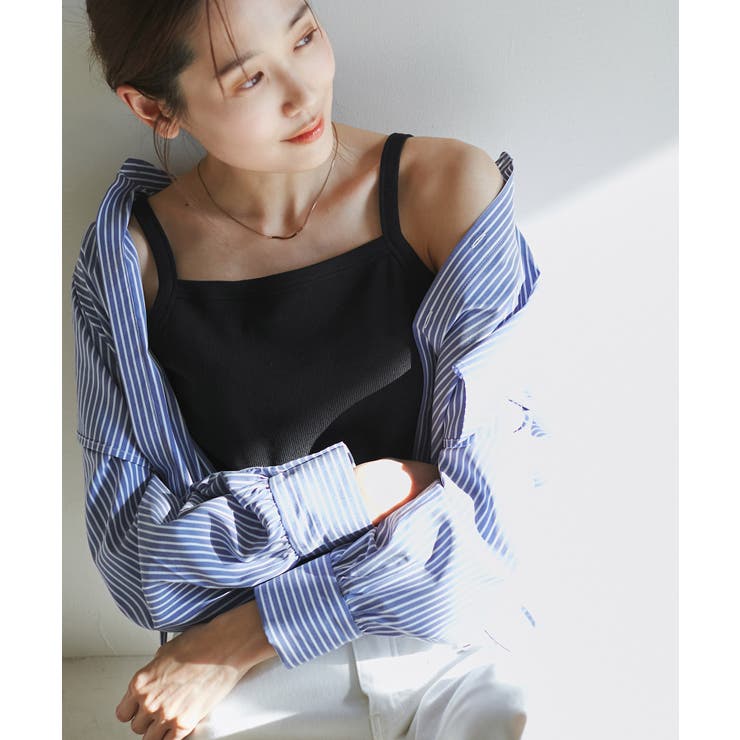 クロップドテレコタンクインナー | ROPE' PICNIC | 詳細画像6 