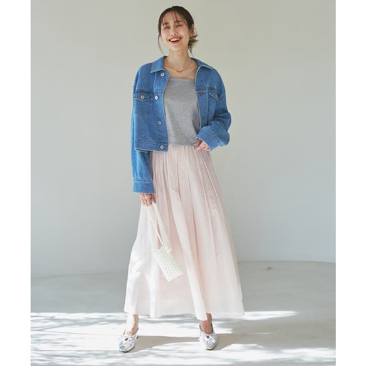 クロップドテレコタンクインナー | ROPE' PICNIC | 詳細画像7 