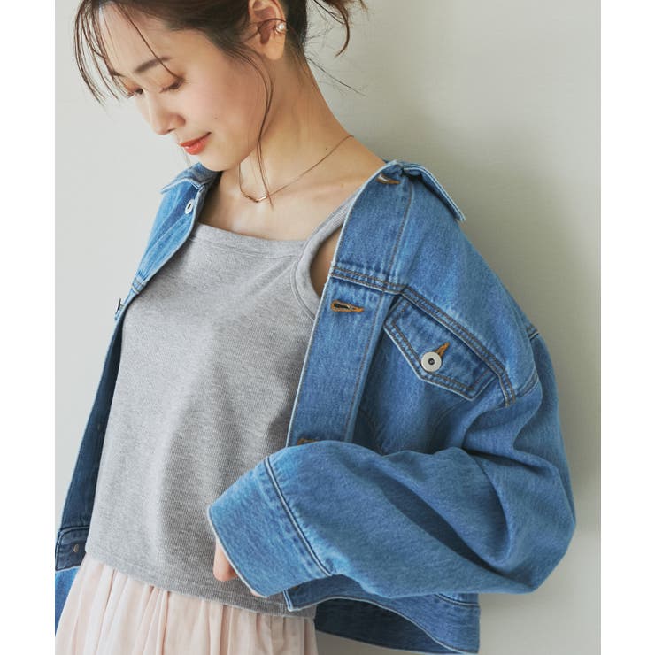 クロップドテレコタンクインナー | ROPE' PICNIC | 詳細画像9 