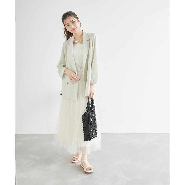 コード使いカップ付きリブキャミインナー | ROPE' PICNIC | 詳細画像10 