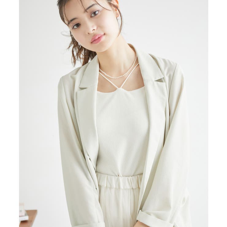 コード使いカップ付きリブキャミインナー | ROPE' PICNIC | 詳細画像12 