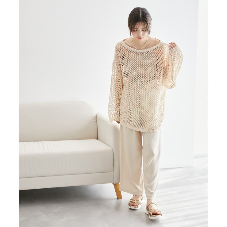 コード使いカップ付きリブキャミインナー | ROPE' PICNIC | 詳細画像18 