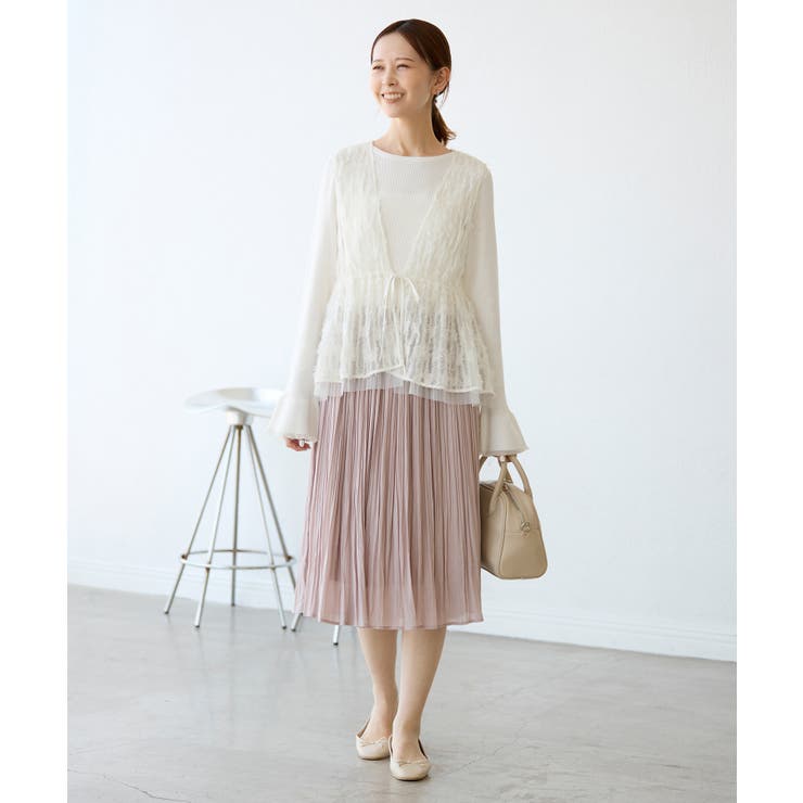 フリンジチュールジレ | ROPE' PICNIC | 詳細画像16 