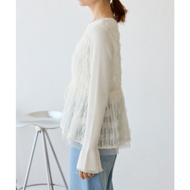 フリンジチュールジレ | ROPE' PICNIC | 詳細画像19 