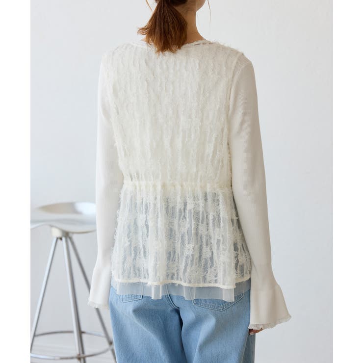 フリンジチュールジレ | ROPE' PICNIC | 詳細画像20 