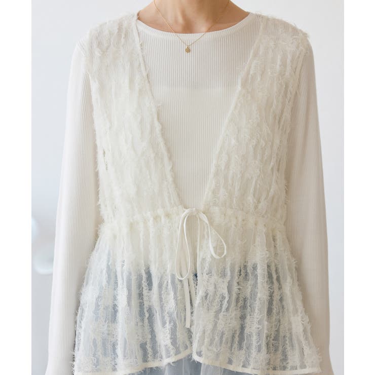 フリンジチュールジレ | ROPE' PICNIC | 詳細画像21 