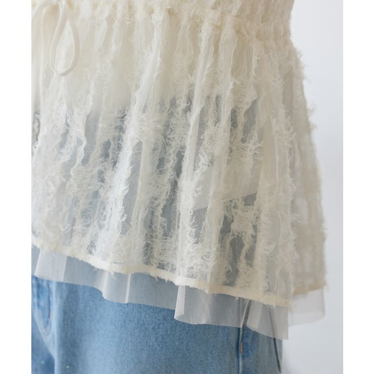 フリンジチュールジレ | ROPE' PICNIC | 詳細画像23 