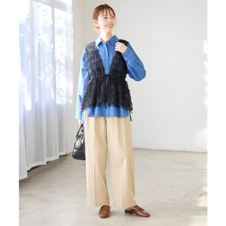 フリンジチュールジレ | ROPE' PICNIC | 詳細画像3 