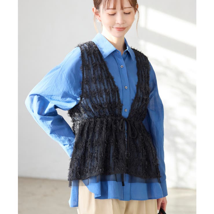 フリンジチュールジレ | ROPE' PICNIC | 詳細画像6 