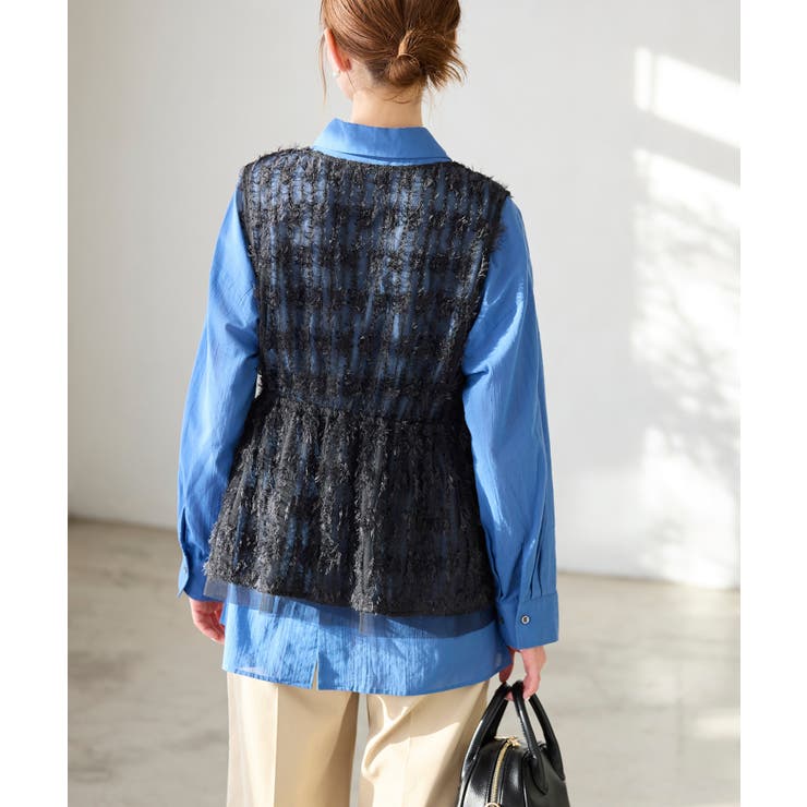 フリンジチュールジレ | ROPE' PICNIC | 詳細画像8 