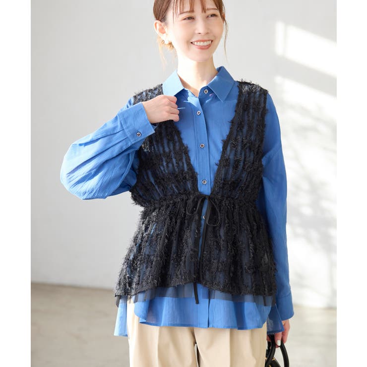 クロメイン | フリンジチュールジレ | ROPE' PICNIC