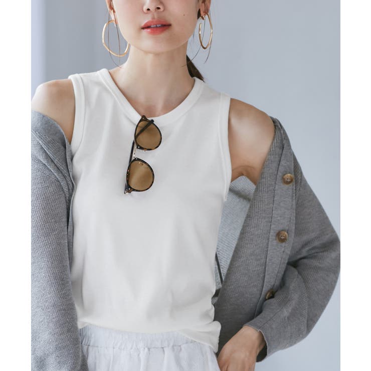 ホワイト(10) | アメスリタンクトップ | ROPE' PICNIC