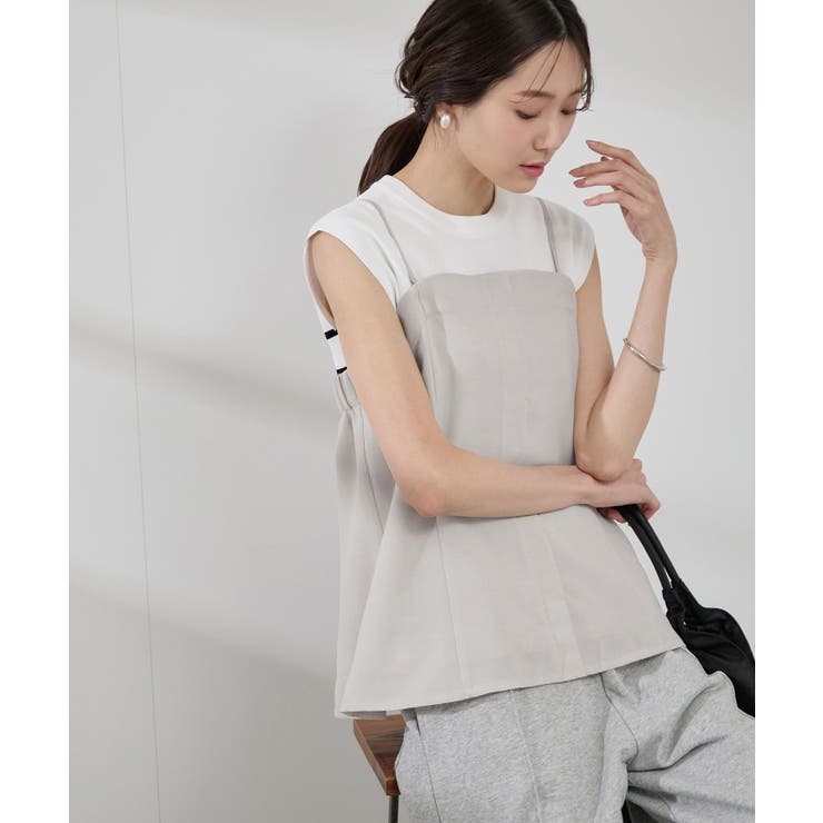 【吸水速乾・防シワ】エフォートレスビスチェキャミソール | ROPE' PICNIC | 詳細画像13